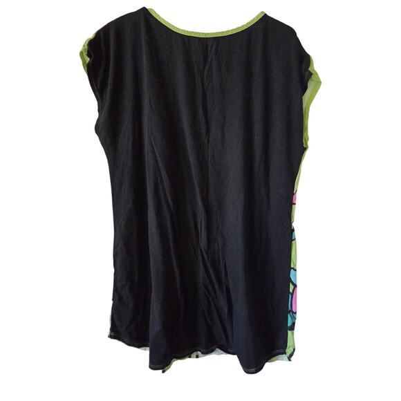 Nickelodeon L/XL TMNT Sleep Dress Ninja Turtles Green Large Graphic - Picture 2 of 4